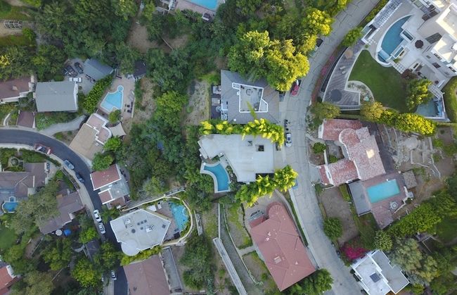 Fotografia imobiliária com drone