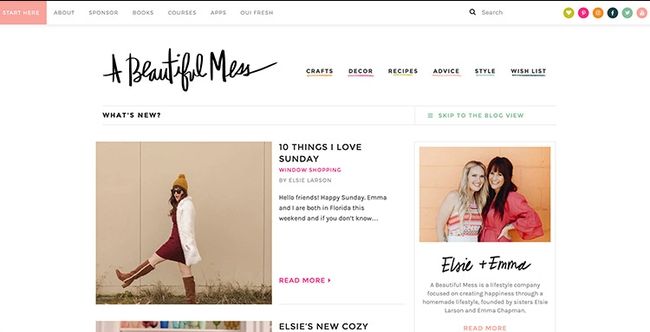 Die besten Blogs von A Beautiful Mess für Designer