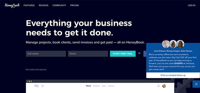 HoneyBook CRM per la gestione delle vendite