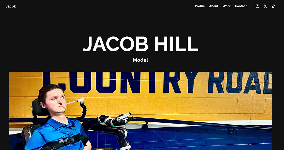 Immagine del portfolio del modello maschile Jacob Hill