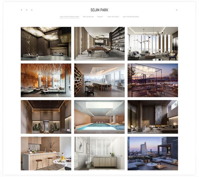 Sojin Park  interior designer/ interior architect and 3D renderer portfolio